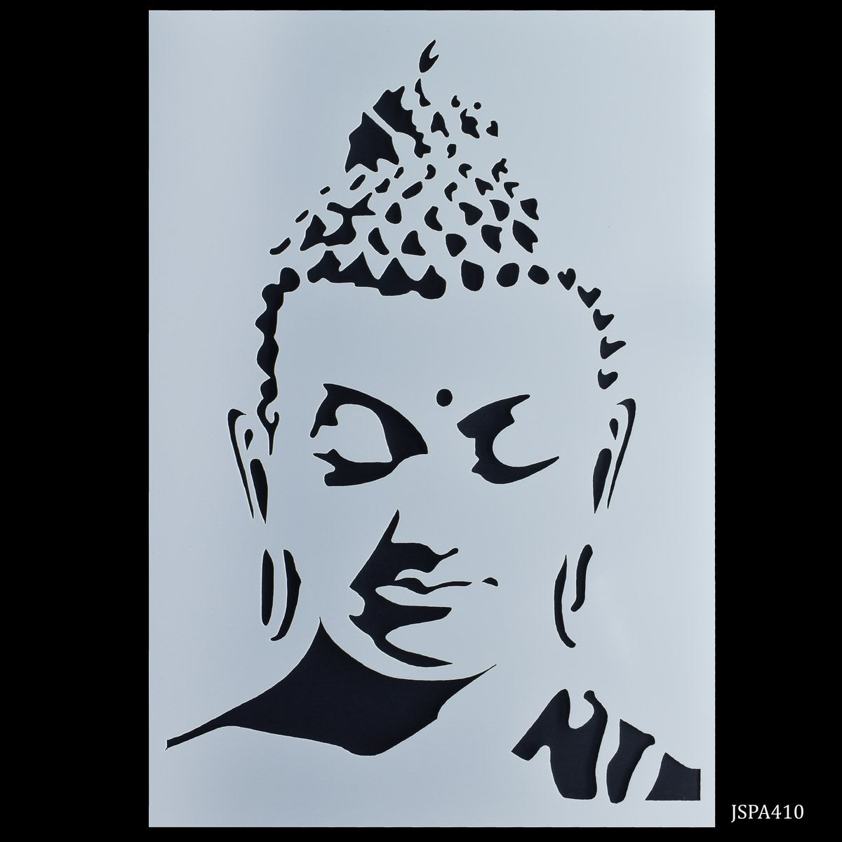 jags Stencil Plastic A4 Gautam Budha JSPA410
