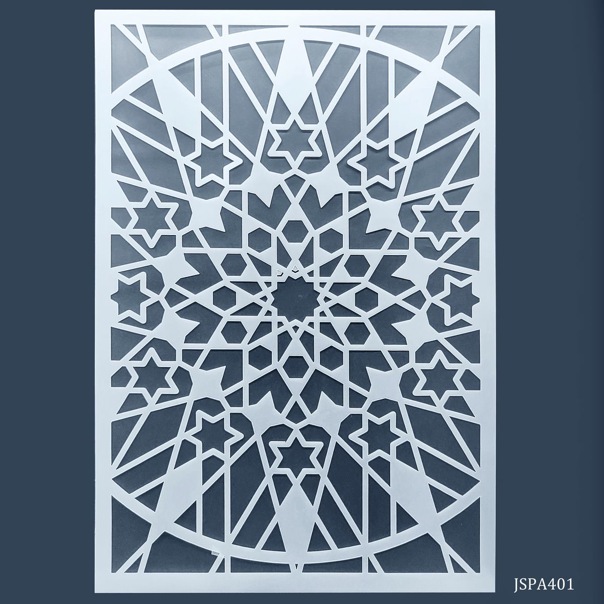 jags Stencil Plastic A4 Net Diseng JSPA401