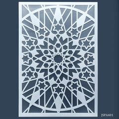 jags Stencil Plastic A4 Net Diseng JSPA401