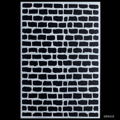 jags Stencil Plastic A4 Patern Design JSPA418