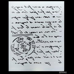 jags Stencil Plastic A4 Words JSPA402