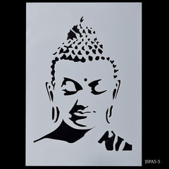 Jags Stencil Plastic A5 Gautam Budha JSPA5-5