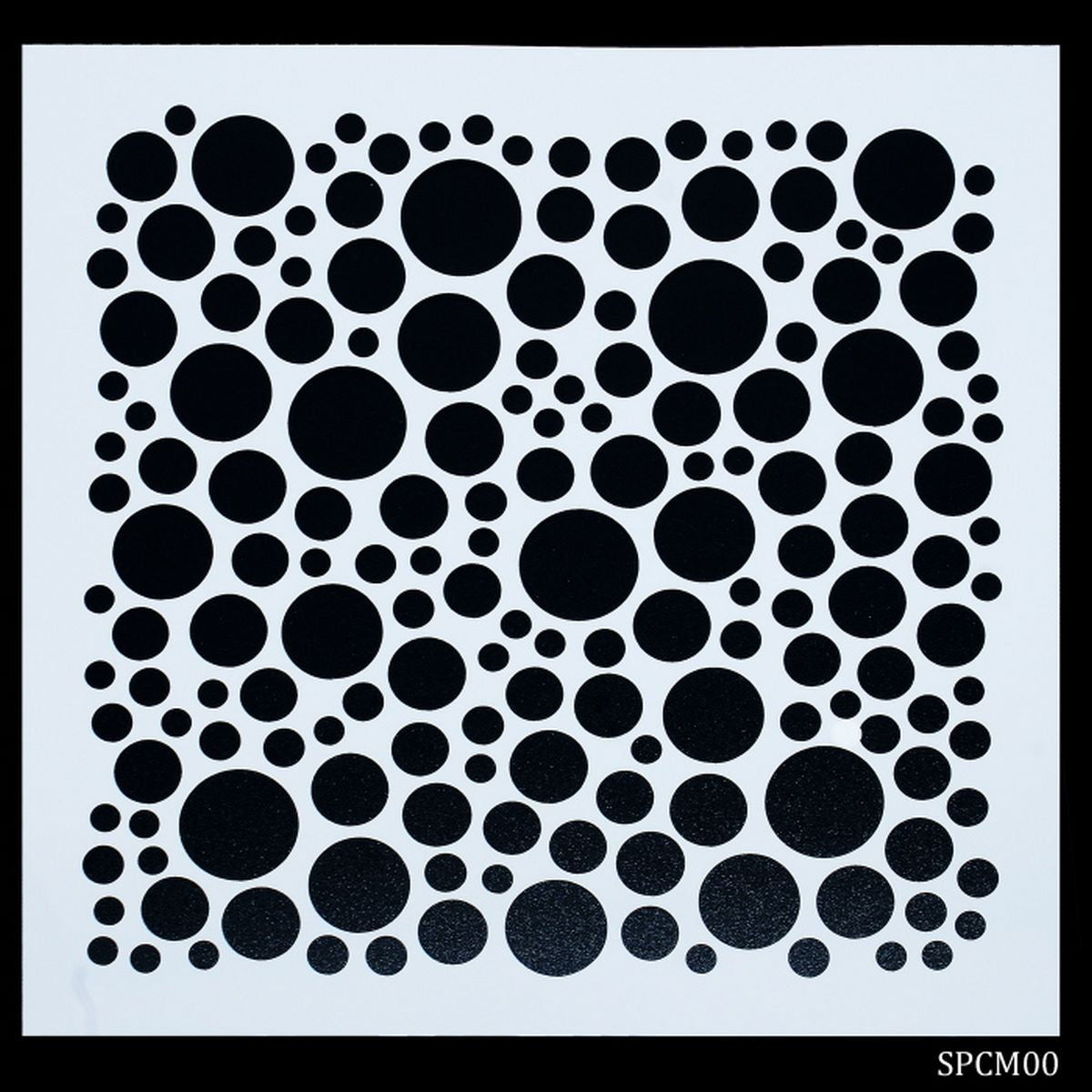 Stencil Plastic Card Model Mix Design 8x8 SPCM00