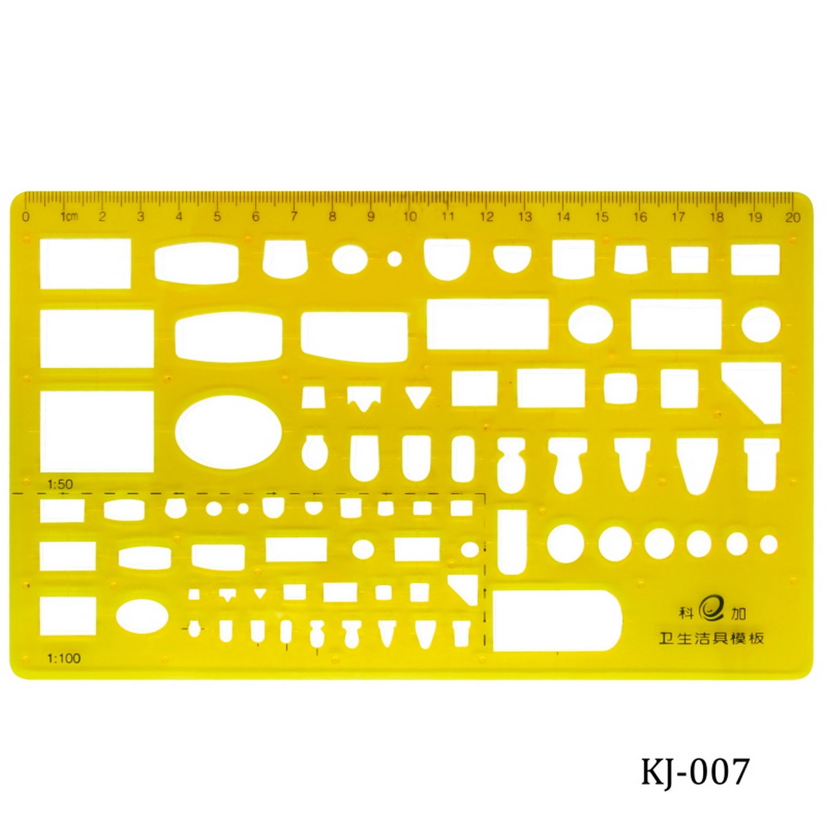 Stencil Plot Accurate Template KJ-007