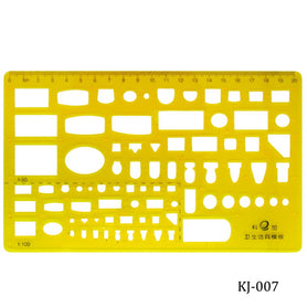 Stencil Plot Accurate Template KJ-007