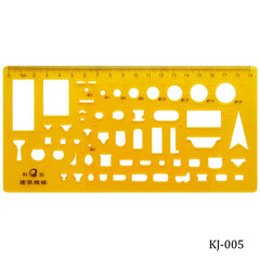 Stencil Plot Building Template KJ-005