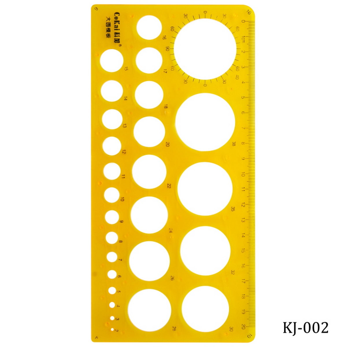 Stencil Plot Model Great Circle Template KJ-002