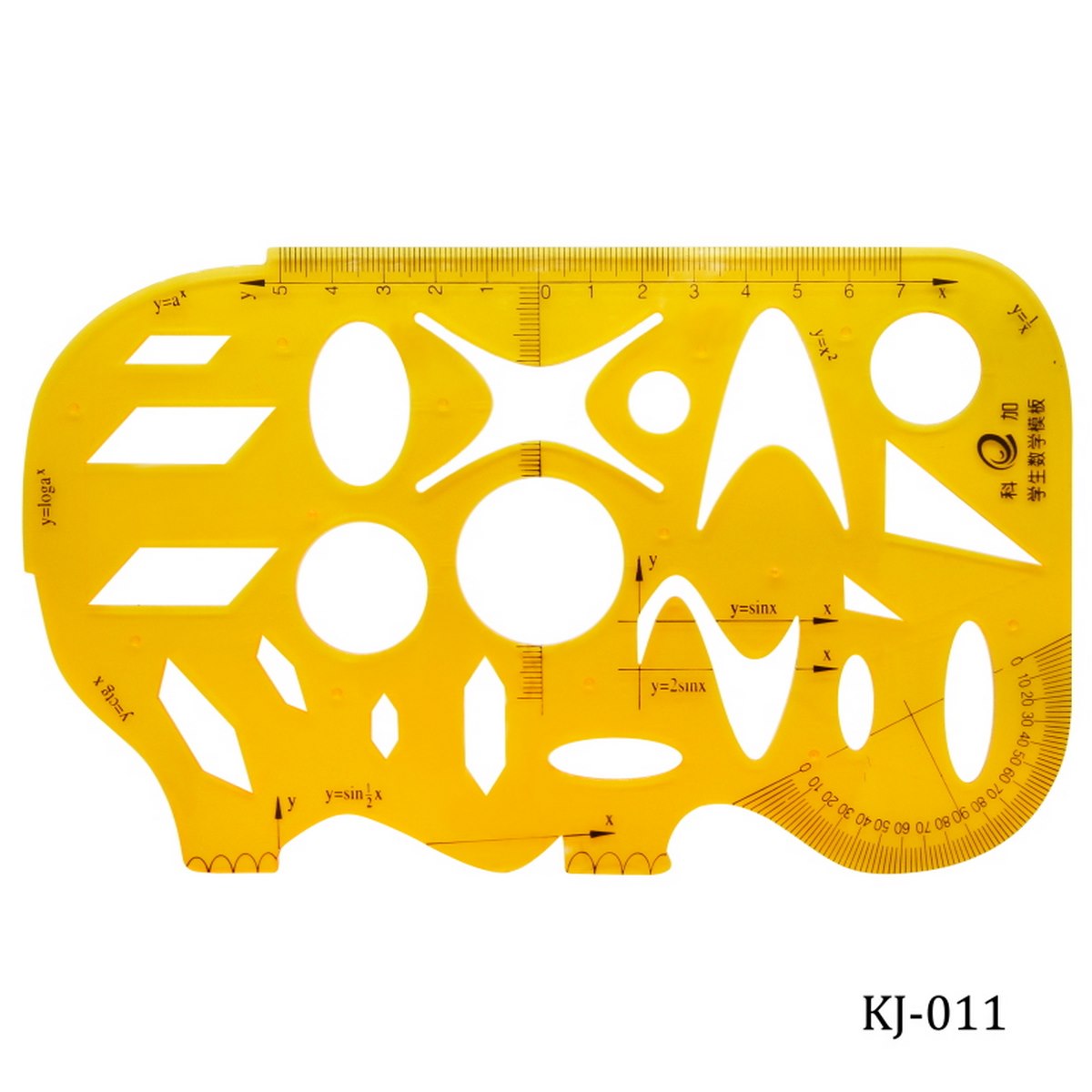 Stencil Plot Model Mathematical Template KJ-011