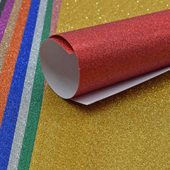 A4 Diamond Glitter Paper Multi Colour 10 Pcs Pkd ADGP10P-M