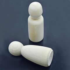 Wooden Doll Raja & Rani 2Pcs Wd53Mm