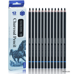 Charcoal Pencils 12 Pieces TB-10120S