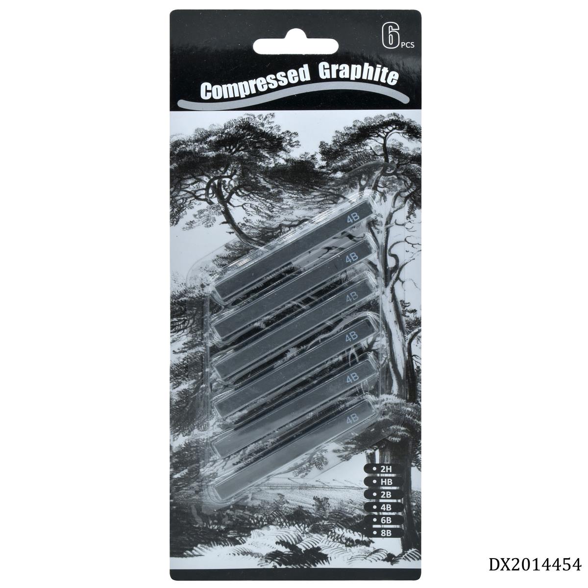 Compressed Graphite 6Pcs 4B DX2014454
