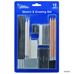 Sketch and Drawing Set 18 Pics Set 18PCSET