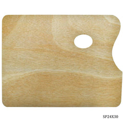 Wooden Plate Drawing Square Shape 24x30cm SP24X30