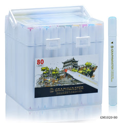 Graphmaster Marker Set Of 80 Pcs GM1020-80