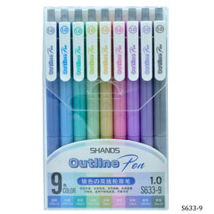 Shands Metal Marker 9 Colour S633-9