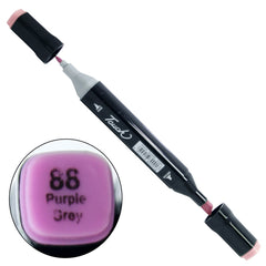 Touch Marker 2in1 Pen 088 Purple Grey TM-88