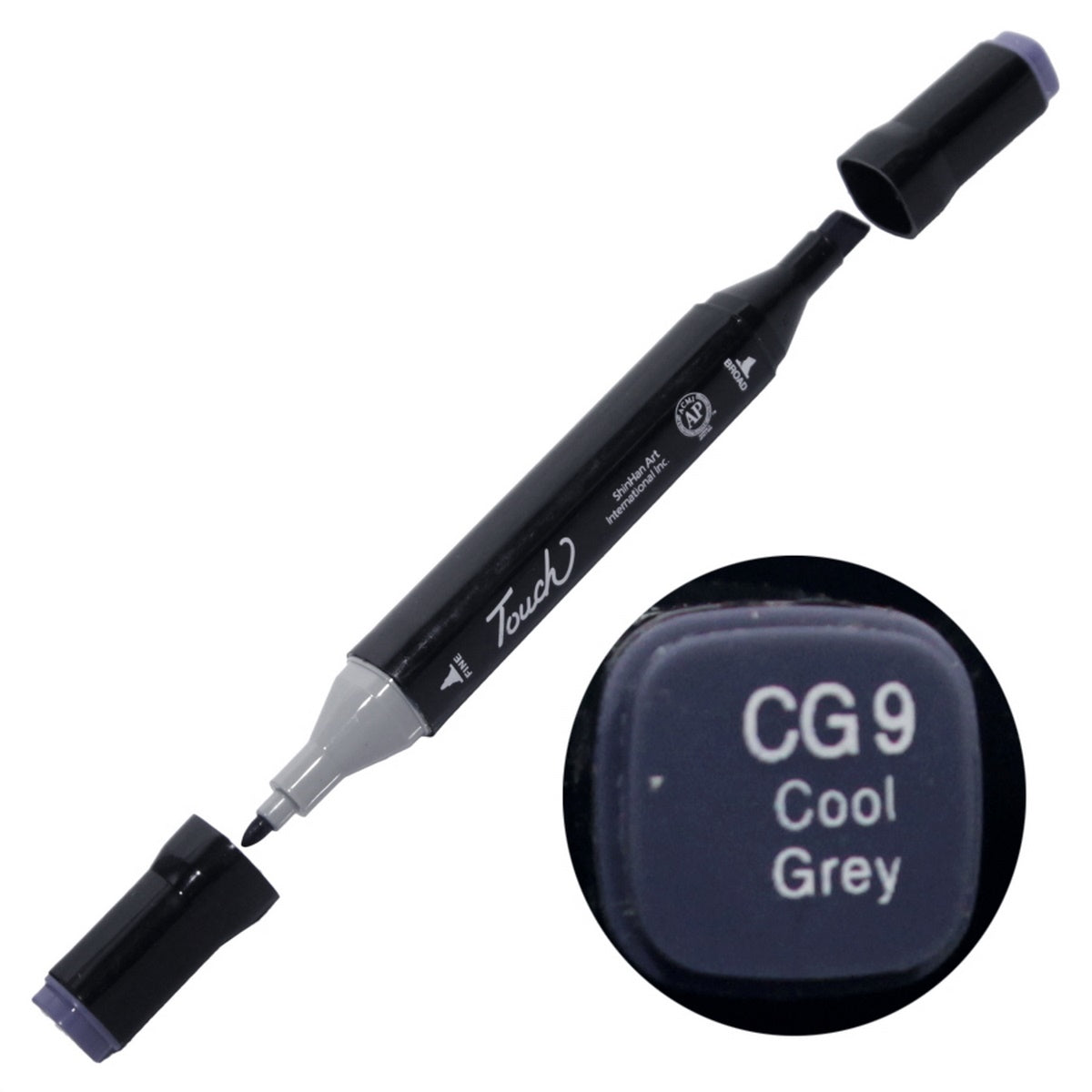 Touch Marker 2in1 Pen CG9 Cool Grey TM-CG9