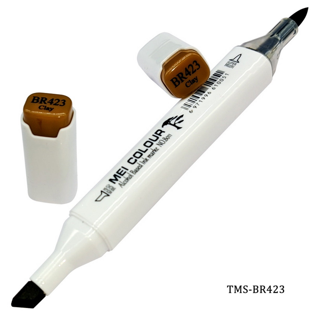Touch Marker Soft 2in1 Pen Clay TMS-BR423