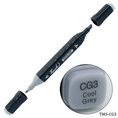 Touch Marker Soft 2in1 Pen Cool Grey TMS-CG3