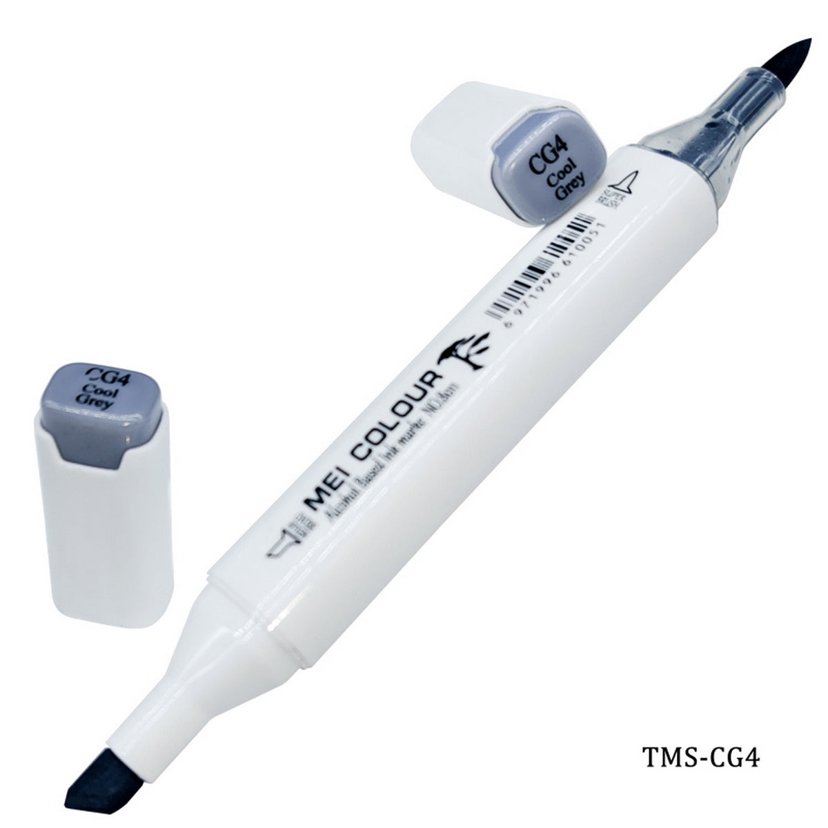 Touch Marker Soft 2in1 Pen Cool Grey TMS-CG4