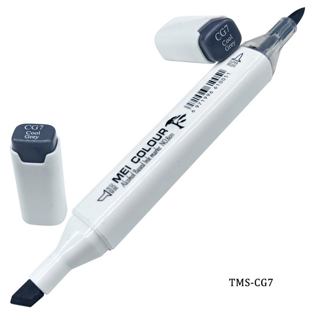 Touch Marker Soft 2in1 Pen Cool Grey TMS-CG7