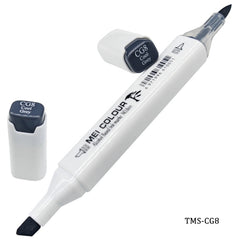 Touch Marker Soft 2in1 Pen Cool Grey TMS-CG8