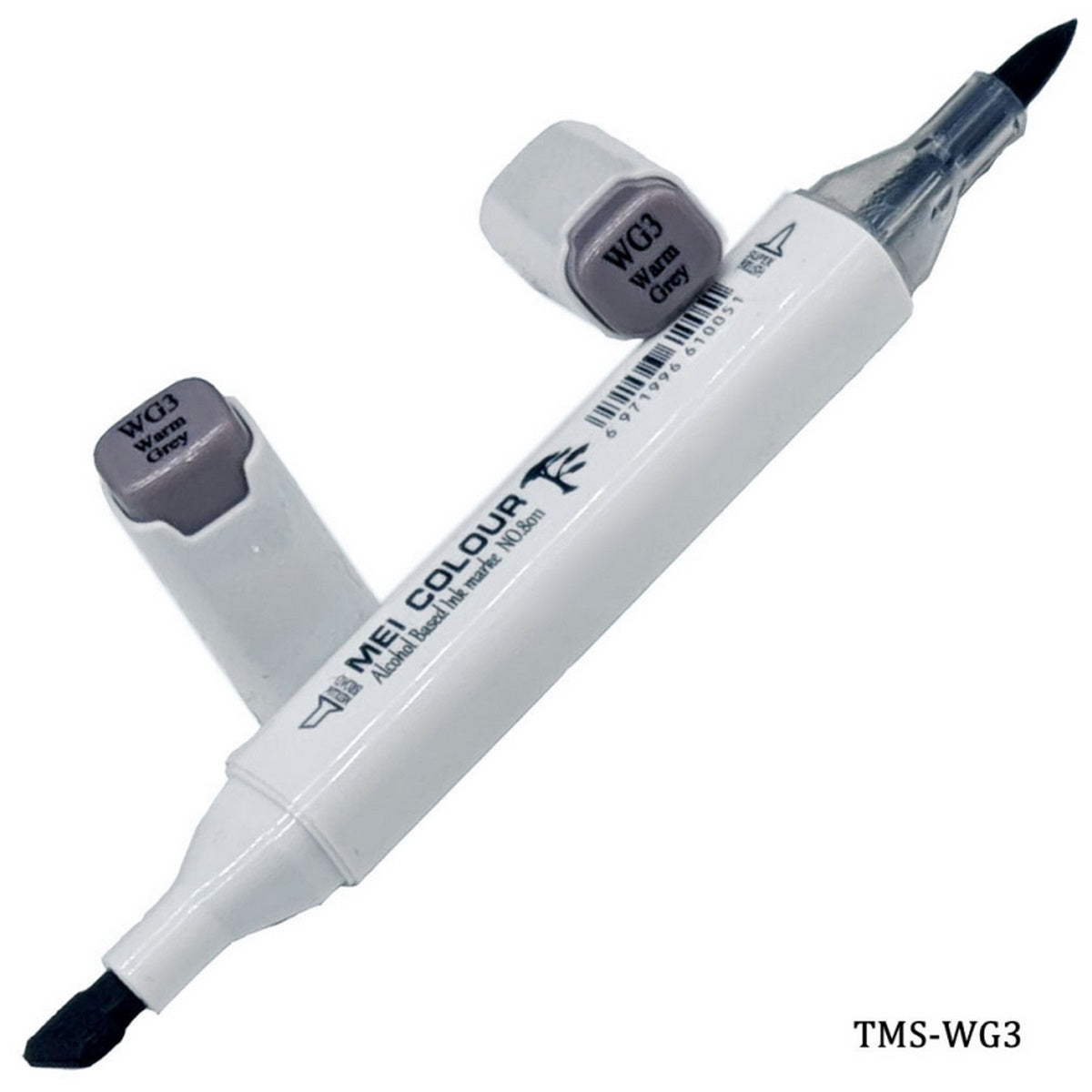 Touch Marker Soft 2in1 Pen Warm Grey TMS-WG3