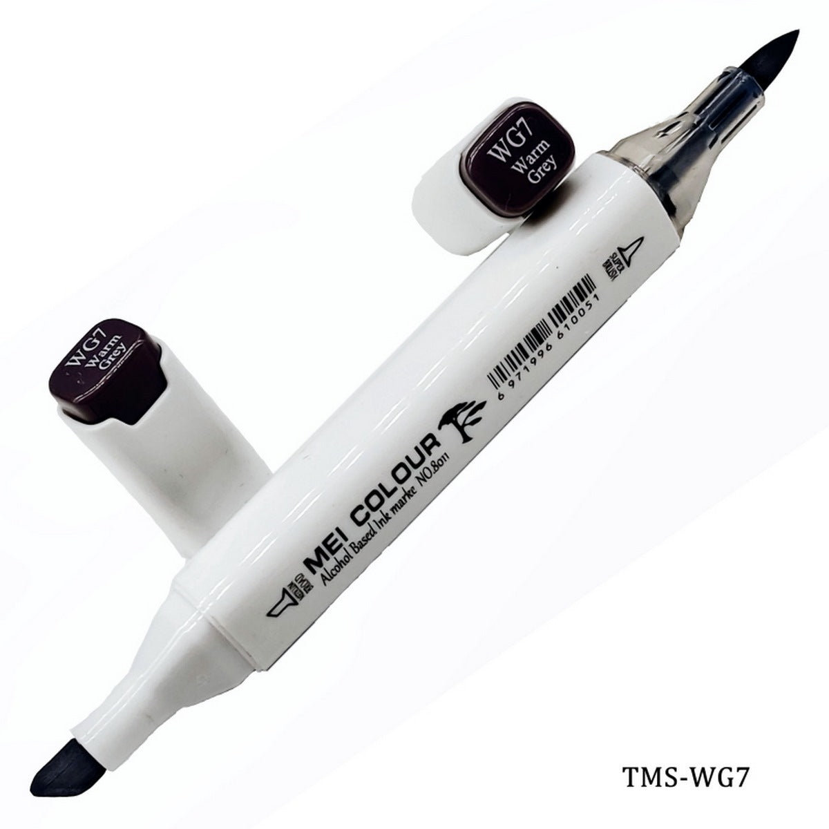 Touch Marker Soft 2in1 Pen Warm Grey TMS-WG7