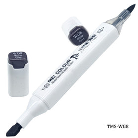 Touch Marker Soft 2in1 Pen Warm Grey TMS-WG8