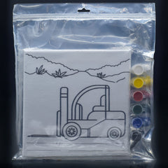 Stretched Canvas With Print 4 Clip 8X8 Scwp88-10