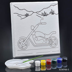 Stretched Canvas With Print Bike 8x8 SCWP88-5
