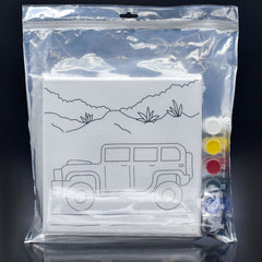 Stretched Canvas With Print Bolerocar 8X8 Scwp88-7