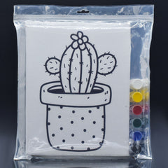 Stretched Canvas With Print Cactus 8X10 Scw810-1