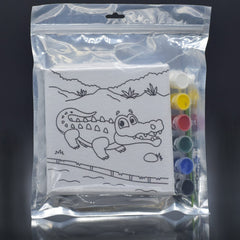 Stretched Canvas With Print Crocodile 6X6 Scwp66-8