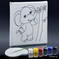 Stretched Canvas With Print Ele.Calf 6x6 SCWP66-18