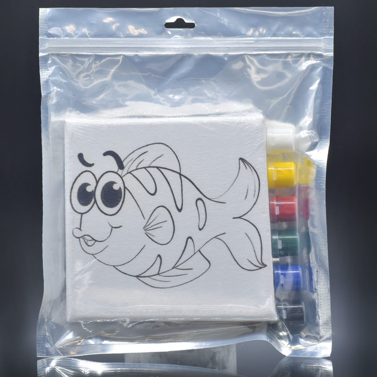 Stretched Canvas With Print Fish 6X6 Scwp66-5