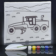 Stretched Canvas With Print JCB 8x10 SCW810-5