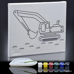 Stretched Canvas With Print JCB 8x10 SCW810-6