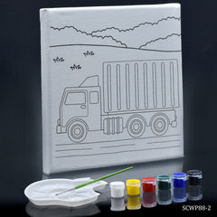 Stretched Canvas With Print M Truck 8x8 SCWP88-2