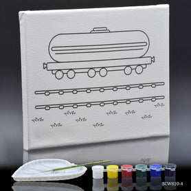 Stretched Canvas With Print Oil Tank 8x10 SCW810-4