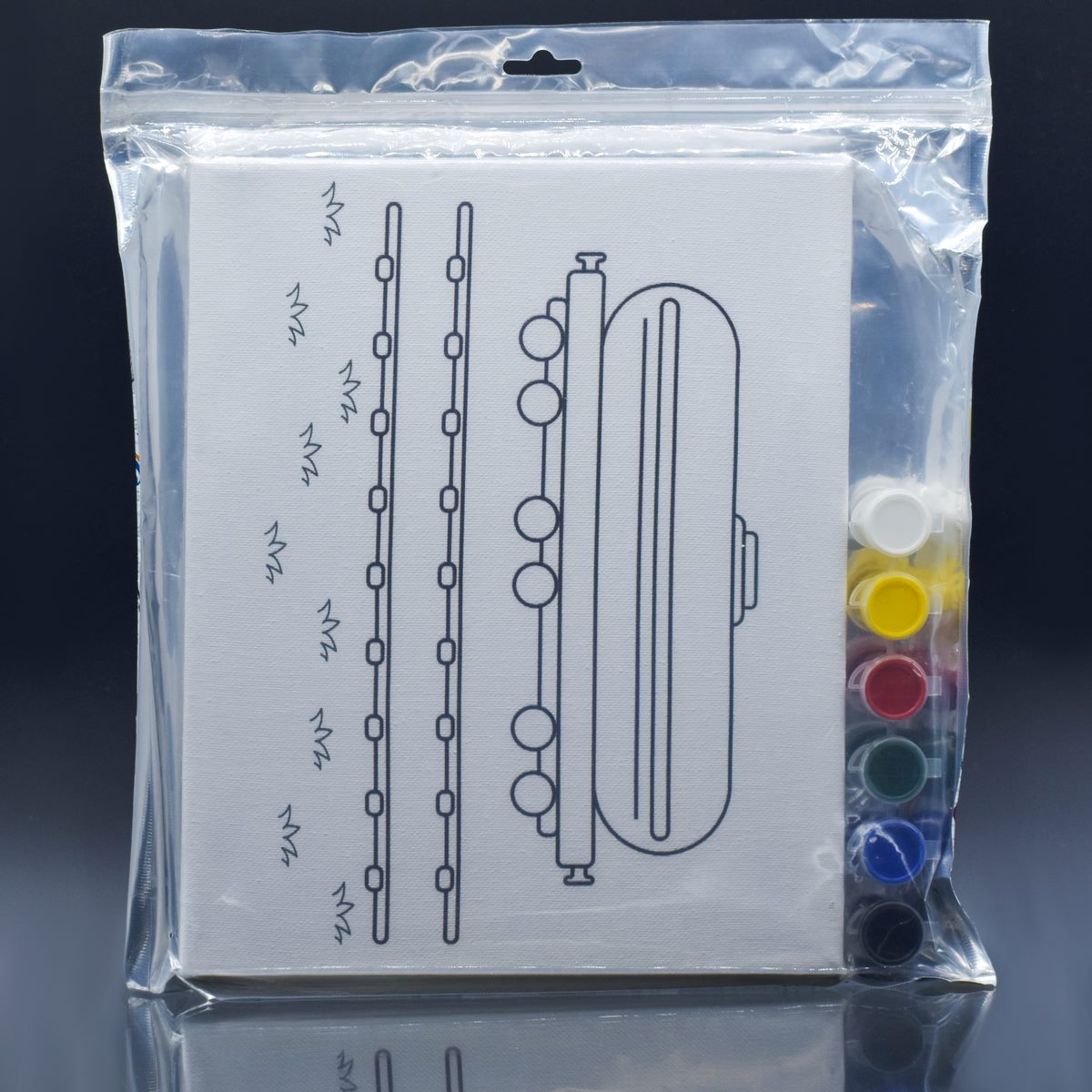 Stretched Canvas With Print Oil Tank 8X10 Scw810-4