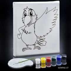 Stretched Canvas With Print Parrot 6X6 Scwp66-17
