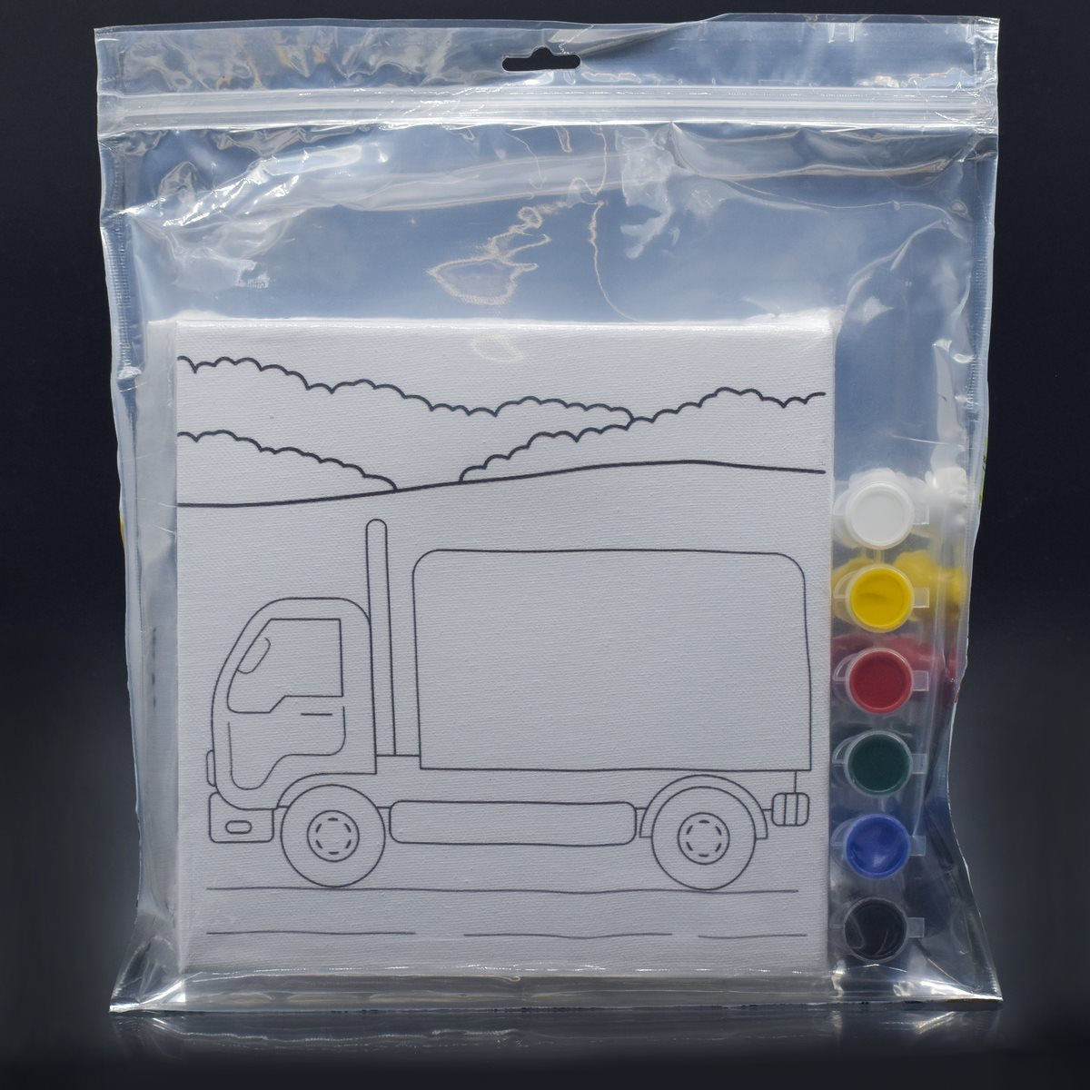 Stretched Canvas With Print S Truck 8X8 Scwp88-1