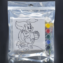 Stretched Canvas With Print Squirrel 6X6 Scwp66-15