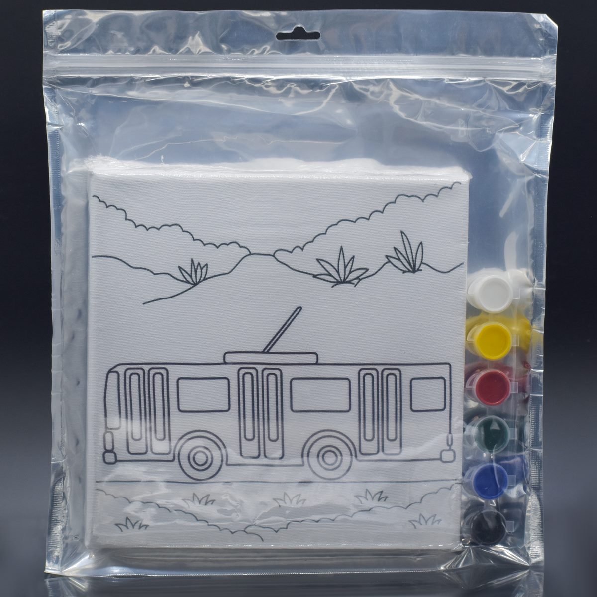 Stretched Canvas With Print Trump Bus 8X8 Scwp88-8