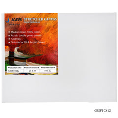 Canvas Board Stretched Frame 10X12inch CBSF10X12