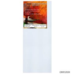 Canvas Board Stretched Frame 12X30inch CBSF12X30