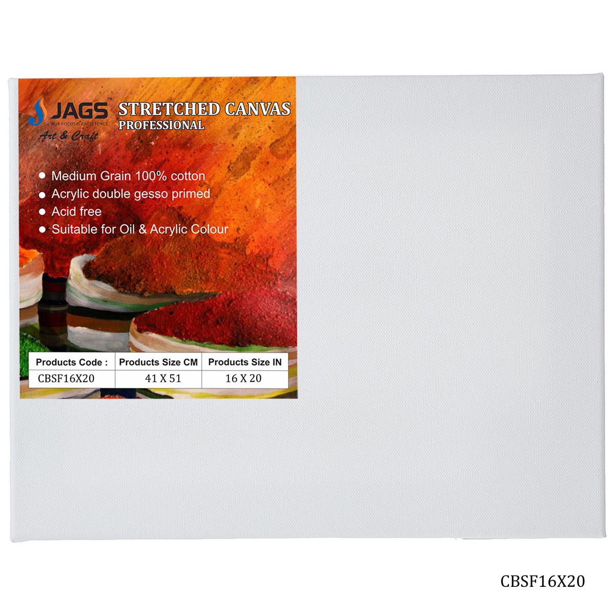 Canvas Board Stretched Frame 16X20inch CBSF16X20