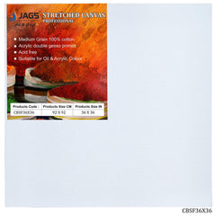 Canvas Board Stretched Frame 36X36inch CBSF36X36